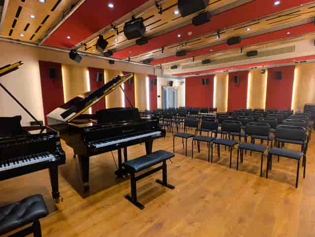 The Concert Room recital hall for musical performances and speaker presentations.