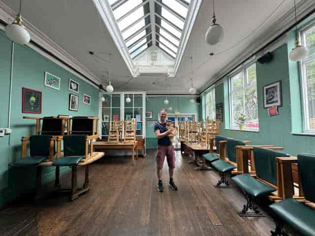Holly at The Green Nunhead: light-filled community venue for event hire and space rental.