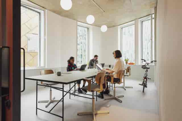 Modern Plaistow Classroom with ergonomic seating for small-group collaboration and exam events.