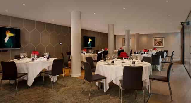 The Astrea banquet space at Hotel Riu Plaza London, modern corporate event venue.