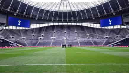 Tottenham Hotspur Stadium pitch for corporate activations and stadium events.