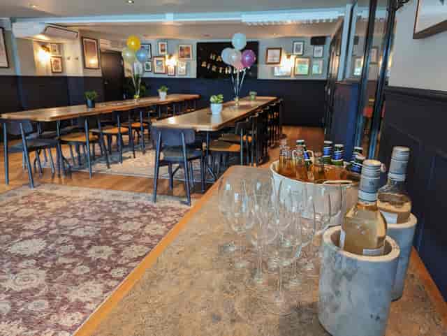 The Banyard Room at The Tivoli: long-table birthday party venue and private event space.