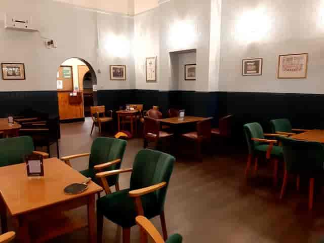 Pub-style breakout space at NCI Centre for networking and collaborative events.