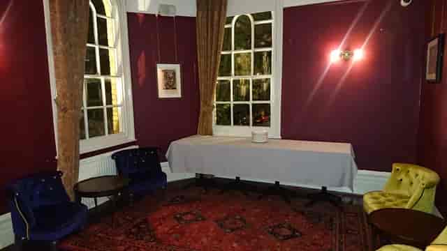Cozy function room at The Stonemasons Arms, ideal for intimate private hire and corporate events.