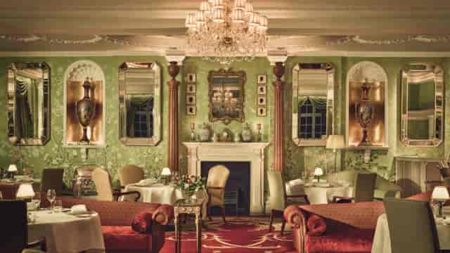 The Garden Room at The Goring: elegant period decor for luxury private dining and event hosting.