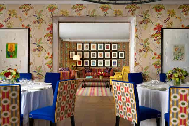 Fortune Room at Brasserie Max: intimate dining space with lounge for boutique private events.
