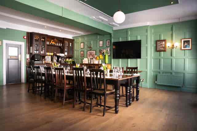 Screening Room at Brasserie Max for intimate private dining and corporate board meetings.