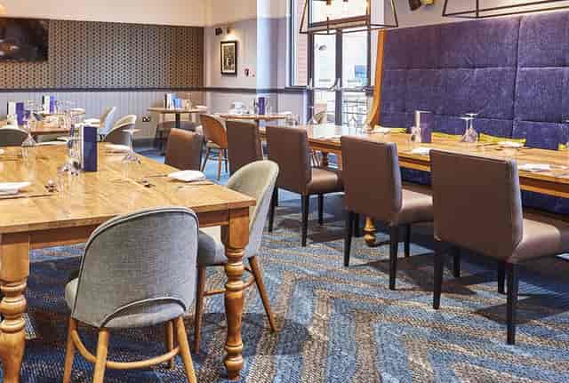 Bremner Suite at Elland Road with flexible seating for corporate events and networking meetings.