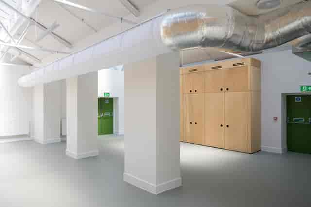 ESEA Community Centre main hall for industrial-chic event venue, meeting space rental.
