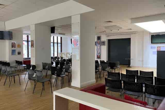 Main Hall event space at Oaktree Community Centre with structural columns for venue hire.