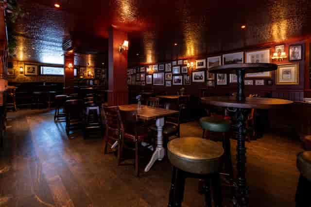 Basement Bar at Tower Bridge Arms, a cozy pub venue for networking events and conferences.