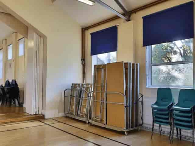 Main Parish Hall at Church of the Ascension: empty event space for community venue hire.