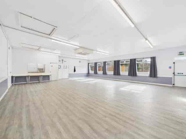 Holy Innocents Church Hall: versatile, light-filled event space for fitness classes and workshops.