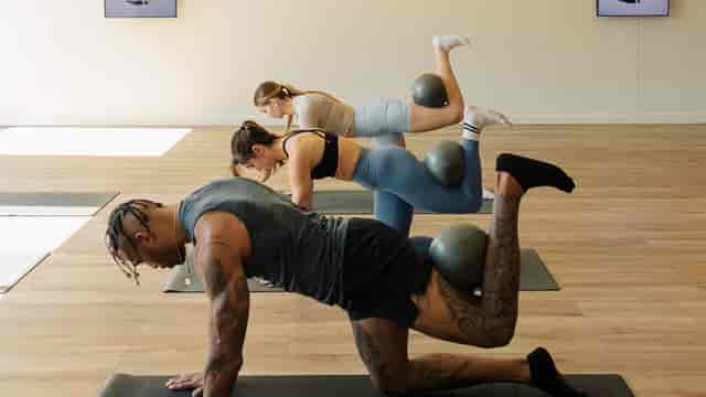 Meridian Fitness Main Studio for corporate wellness breaks and team-building workshops.
