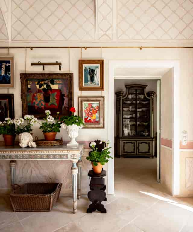 Luxury boutique event space at Dunalastair Hotel Suites, elegant residential foyer.