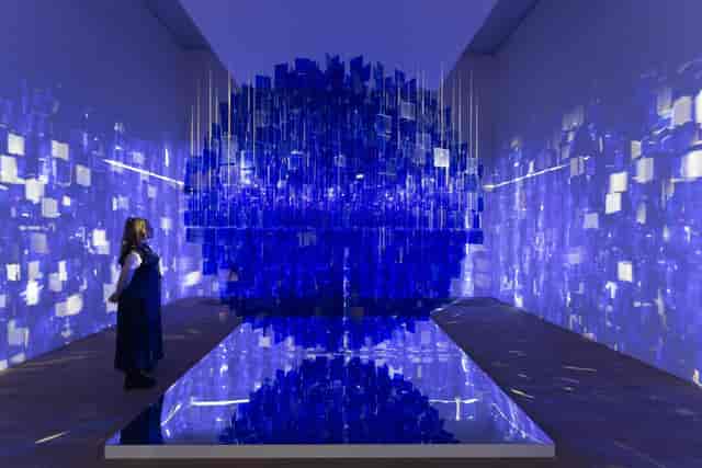 Immersive projection mapping and kinetic sculpture installation for gallery and keynote events.