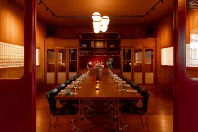 Motorino private dining room for exclusive board dinner and high-stakes corporate event.