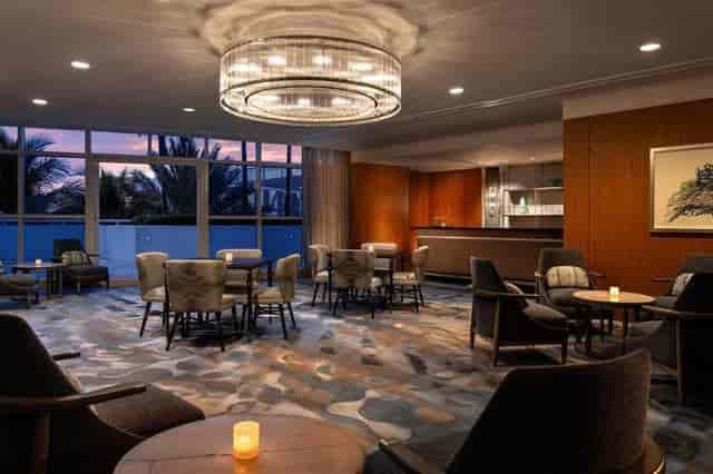 Beechwood Room at Ritz-Carlton Fort Lauderdale: elegant lounge for luxury cocktail events.
