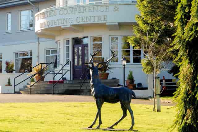 Culloden Suite at Drumossie Hotel: Modern conference and banqueting venue for corporate events.