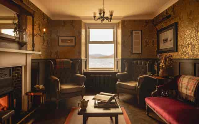 Glenmorangie Private Room with cozy decor, perfect for VIP networking and strategy sessions.