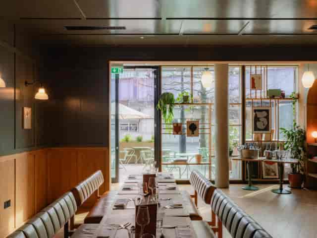 Bar area for corporate dinners and networking events at Enfield Highway Community Association.