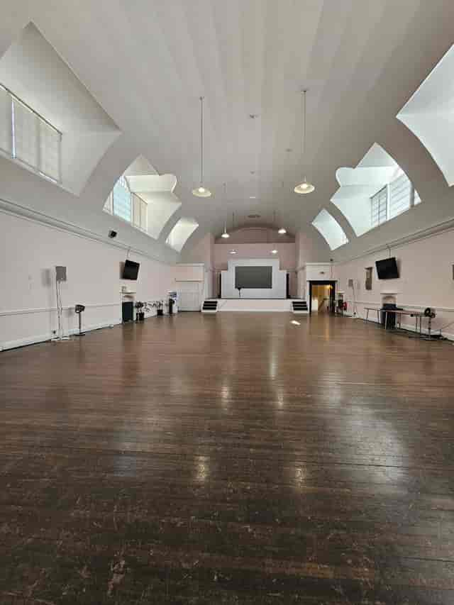 Mary Ward Hall: Versatile event venue with high ceilings for conferences and social gatherings.