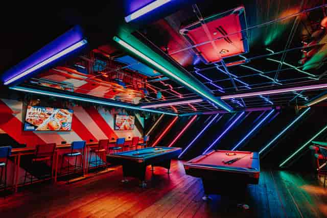 PLAYBOX breakout space in Boxpark Croydon for corporate team building and networking events.