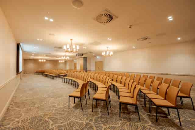 Covent Garden Suite conference room with theater seating for business meetings and corporate events.