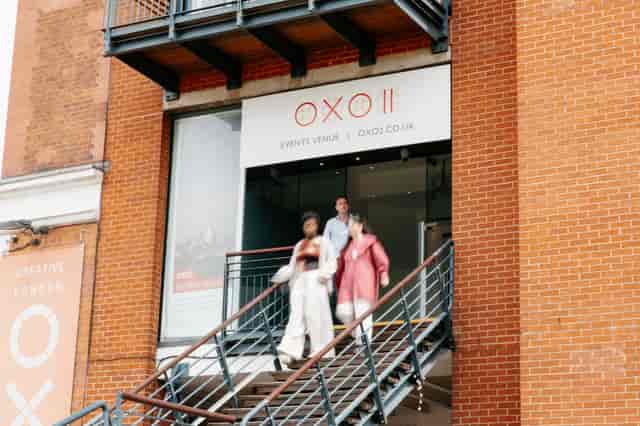OXO2 London event venue staircase entrance for corporate events and private hire.