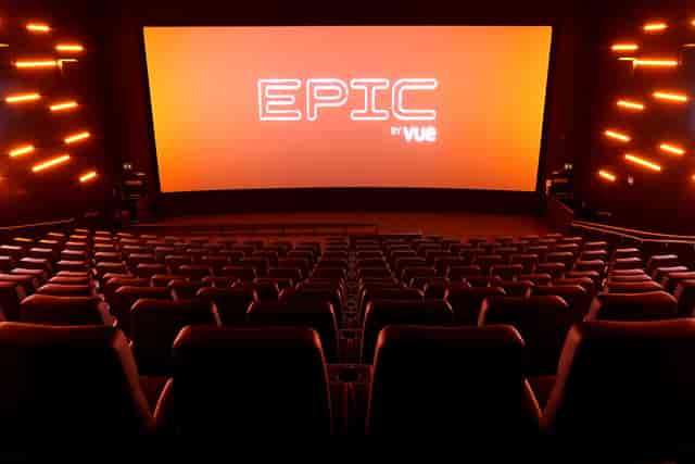 EPIC by Vue Castleford with raked seating for product launches and keynote presentations.