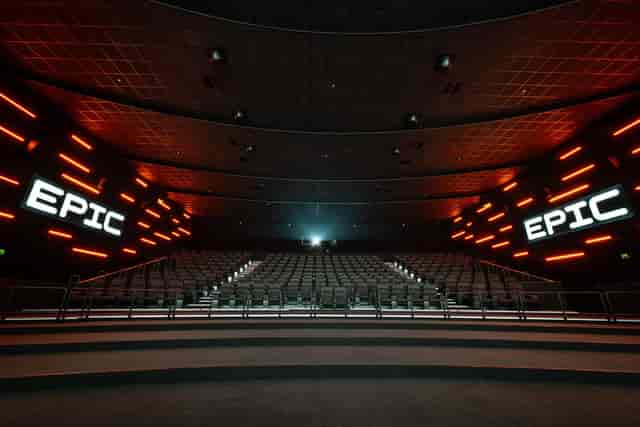 EPIC by Vue Nottingham: Tiered auditorium for corporate keynote presentations and product launches.