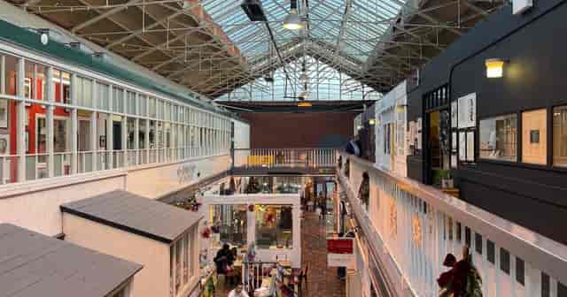Industrial-chic event venue in Manchester, ideal for pop-up markets and brand activations.