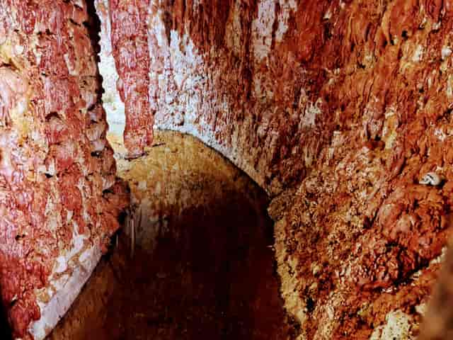 Hellfire Caves event venue with rocky tunnel walls for unique, adventurous corporate experiences.