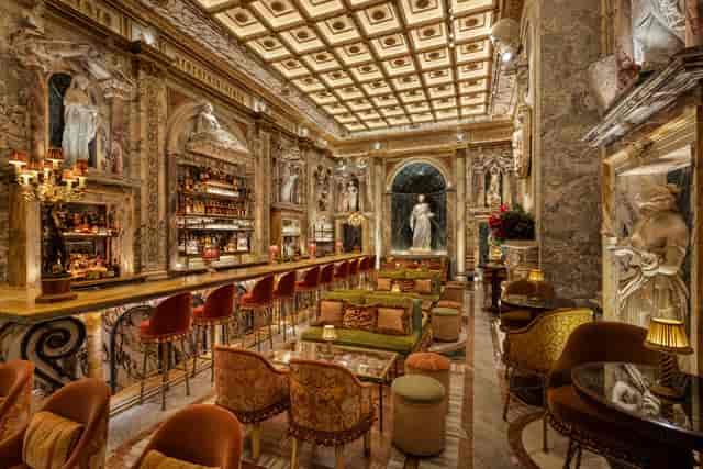 Luxury Apollo’s Muse lounge venue for exclusive VIP cocktail receptions and networking events.