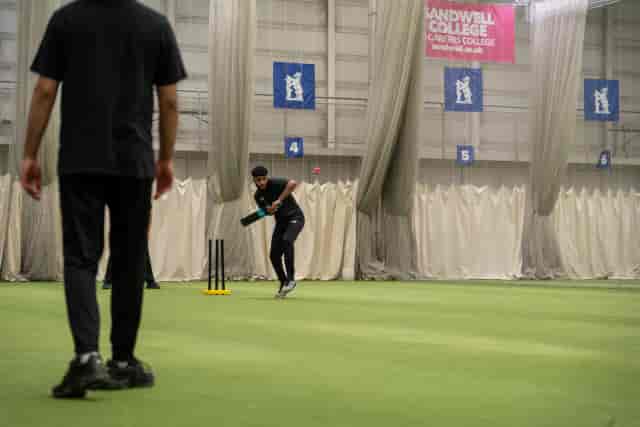 Moseley Sports Centre studio with modular curtains for team-building and athletic events.