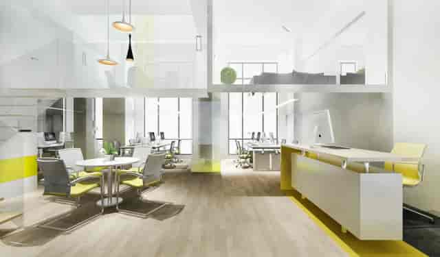 Modern Gallery workspace in Moseley for collaborative meetings and small business offsites.