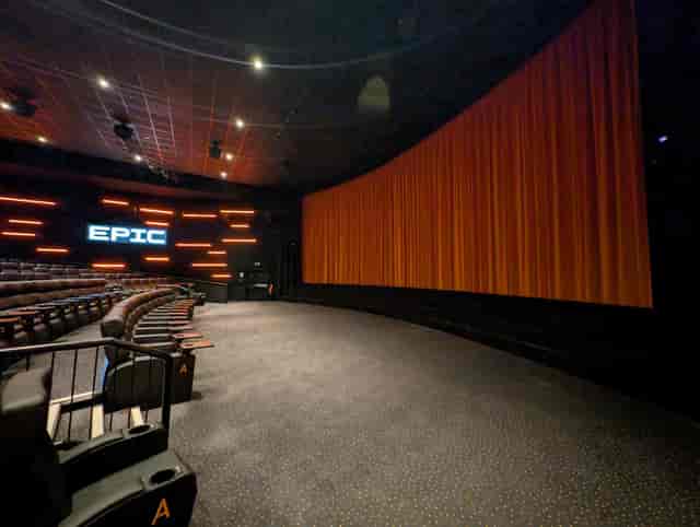 EPIC by Vue West End: premium tiered seating venue for corporate presentations and events.