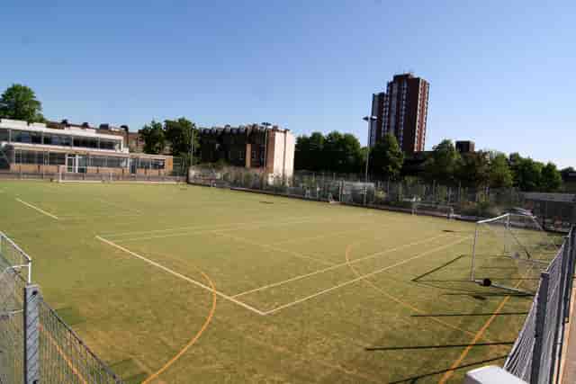 Haverstock School multi-use sports pitch for team building and outdoor corporate events.