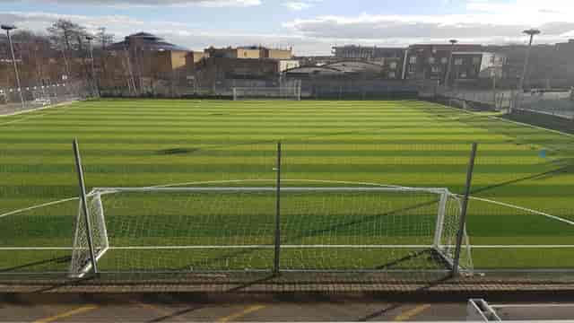 Haverstock School 3G pitch, large outdoor sports venue for team building and festivals.