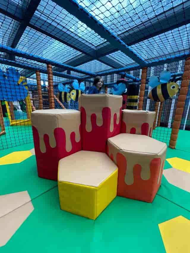 Sammy's Soft Play indoor playground: colorful interactive play structure for kids' party venue.