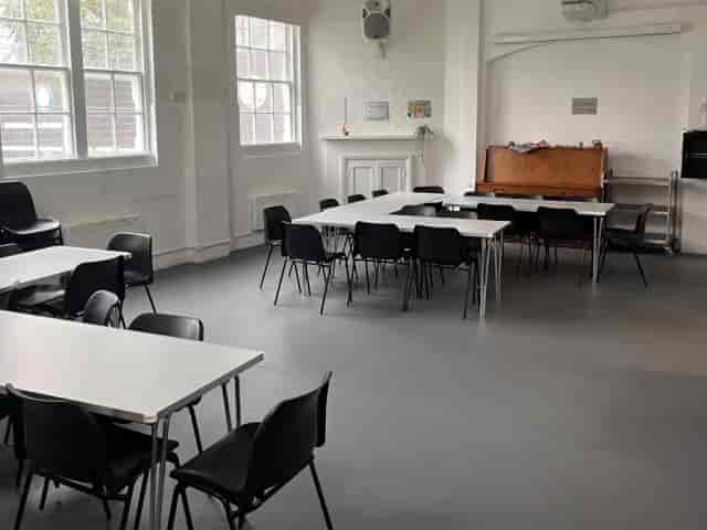 U-shaped Stember Hall Main Hall for collaborative workshops and corporate events.