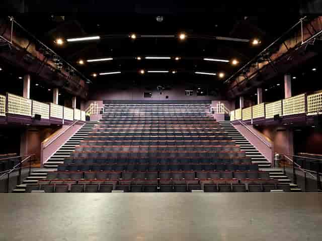 Epsom Playhouse main auditorium theater seating for corporate keynotes and plenary events.
