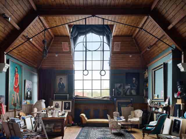 Mill Row Club studio space: character-rich venue for private receptions or professional events.
