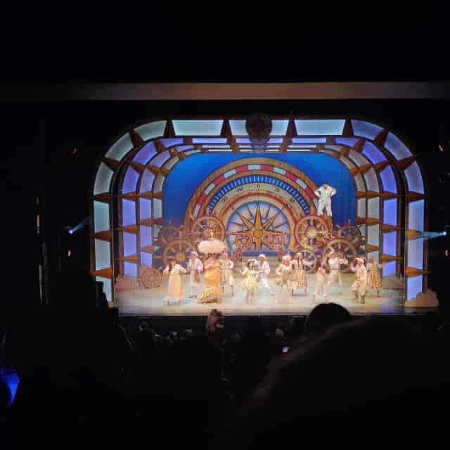 Theatrical performance at The Studio, The Hawth with immersive stage lighting and choreography.