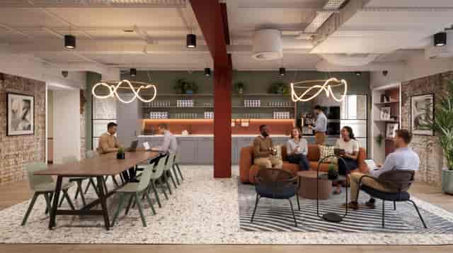 The Hawth flexible meeting room with boardroom seating for strategy sessions and hybrid events.