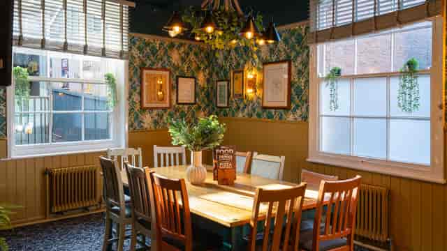 Function room at The Old Bank York with natural light, perfect for team meetings and workshops.
