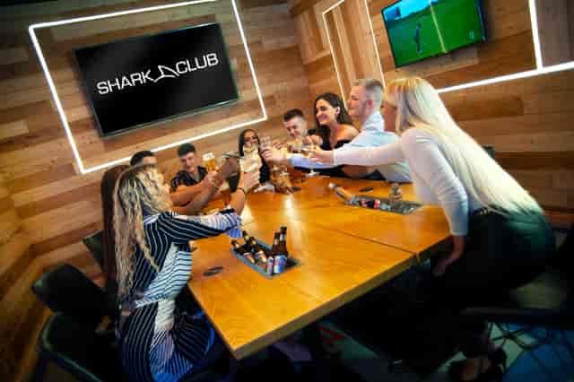 Shark Club private dining space for corporate team building and casual social mixers.