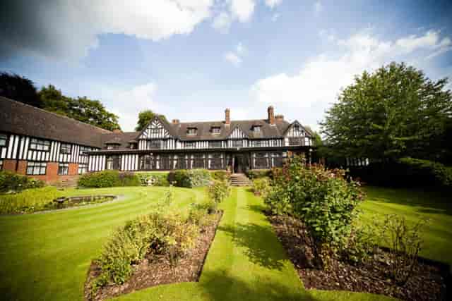 Garden Suite venue with landscaped grounds for executive retreats and luxury garden weddings.