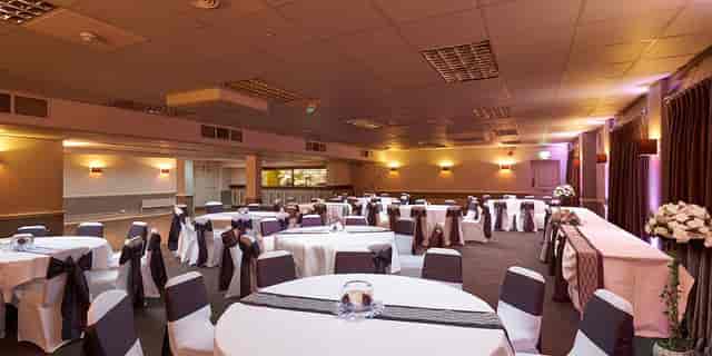 Banquet tables at The Crown Regency Hotel Solihull, ideal for corporate meetings and event hire.