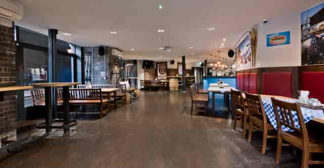 Half Bierhalle at Munich Cricket Club, perfect for corporate networking and beer tasting events.